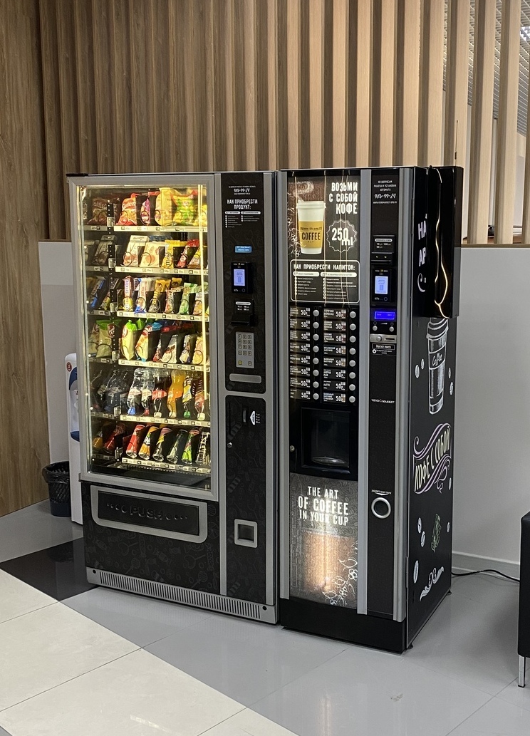 кофейный аппарат для бизнеса - установка